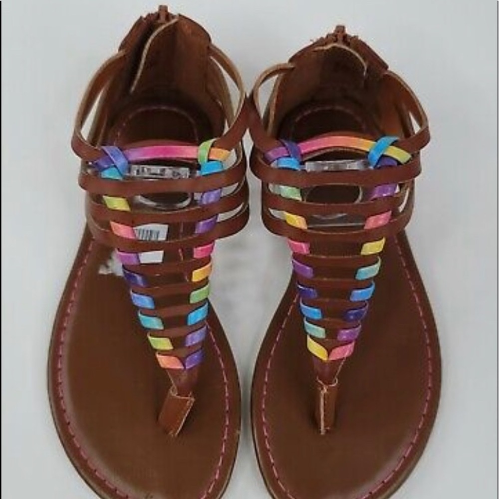 AMERICAN EAGLE RAINBOW 🌈 GLADIATOR SANDALS